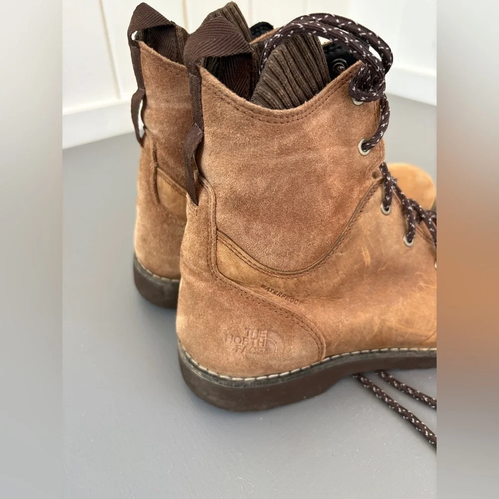 The North Face Ballard II Lace-Up Waterproof Boots – Brown Leather – Size 9.5